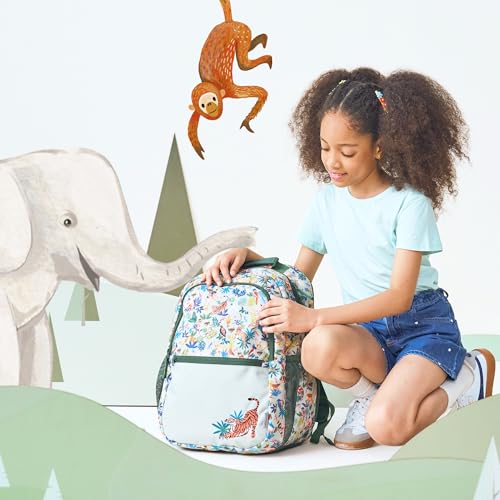 Image of ZOOKEEPER School Bag for Boys & Girls 8-10 Years Lightweight, Water Resistant Kids Backpack for School & Travel Spacious, Durable, Premium YKK Zippers Comfortable Design (Large, 25L)