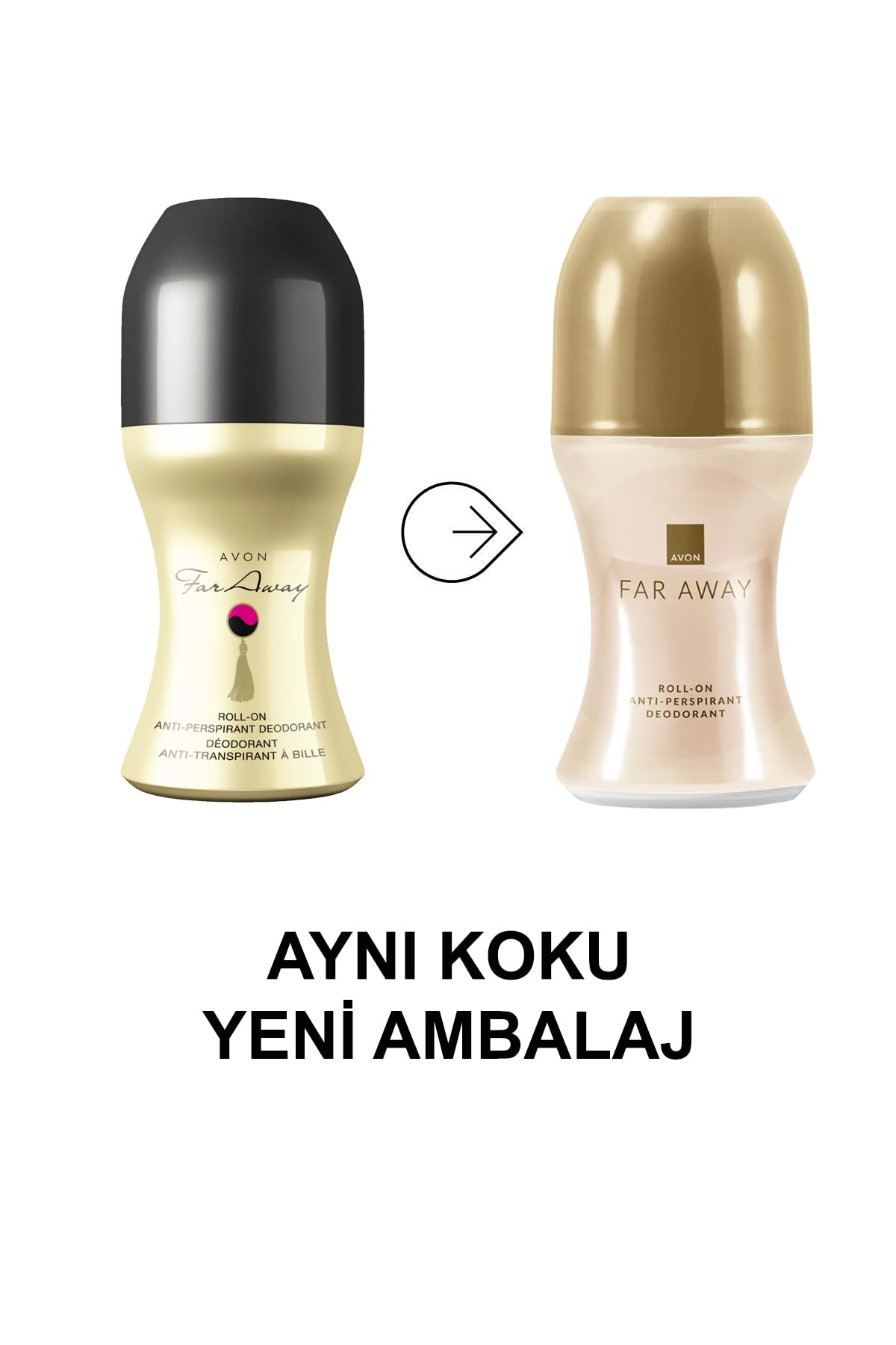 Avon Far Away Kadın Rollon 50 Ml. Üçlü Set