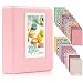 Ablus 64 Pockets Mini Photo Album for Fujifilm Instax Mini 7s 8 8+ 9 25 26 50s 70 90 Instant Camera & Name Card (64 Pockets, Pink)