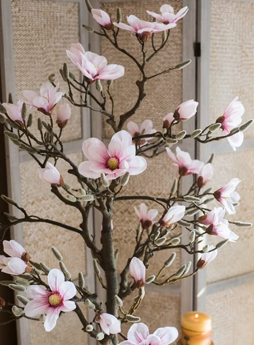 Amazon.de: Kunstpflanze Magnolienbaum Heimdekoration Knstliche Grnpflanze  Bonsai Knstliche Pflanzen Dekoration Knstlicher Baum Knstliche Pflanzen  (Color : A, Size : 120cm)