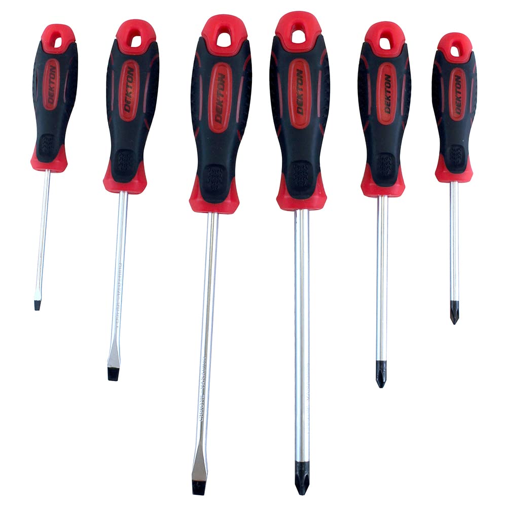 Dekton 6Pc Crv Magnetic Screwdriver Set from B&Q