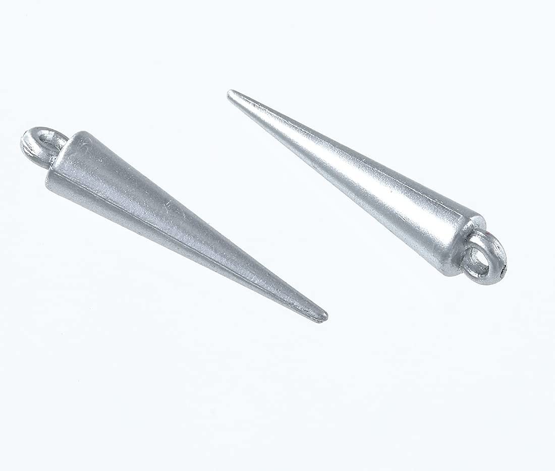 600個　コーン　スタッズ　アクリル製　シルバー　メッキ　ハンドメイド　パーツ Amazon.co.jp: スタッズ コーンスパイク 20個セット [01-3