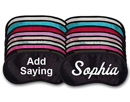 Custom Made Embroidered Eye Mask