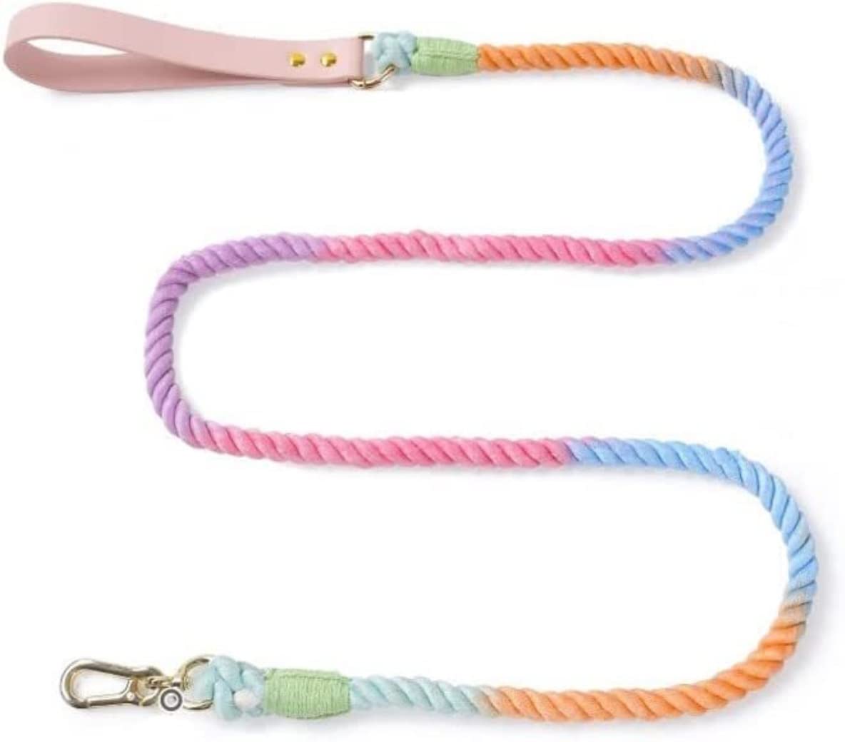 Longe Chien Collier De Chien De Couleur Laisse pour Chien De Compagnie Convient Aux Petits, Moyens Et Grands Chiens Corde De Marche Extérieure Ceinture Chien(A,35-41cm)