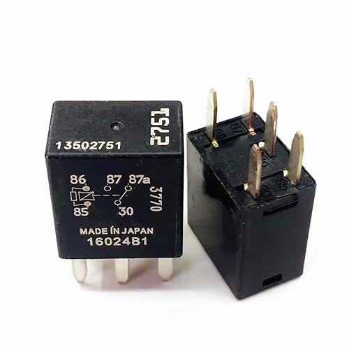 Juego de 2 mini relés multiuso compatible con GM Chevy Cadillac Sevilla SLS SRX CTS ATS