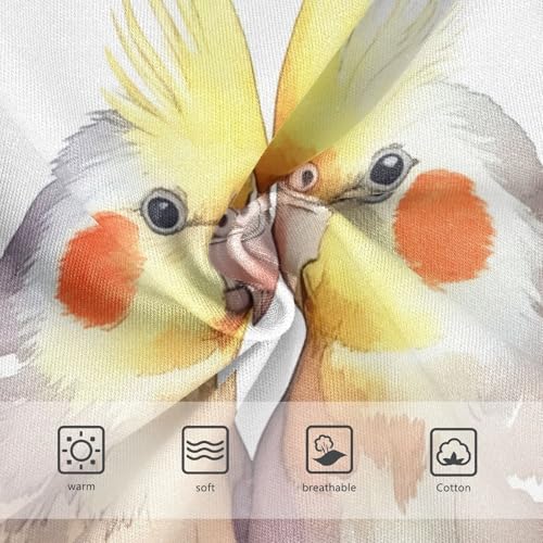 Cute Cockatiels Birds Valentine Girls Underwear Toddler 2t Cotton Panties for Girl Funny Kids Briefs Undies3