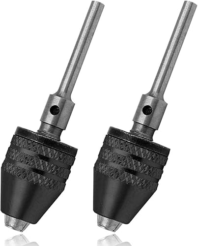 Mesee 2 unidades de mini taladro de mandíbula sin llave, adaptador de portabrocas de cambio rápido, mini herramienta de conversión de pinza de disponible en Yaxa Mexico