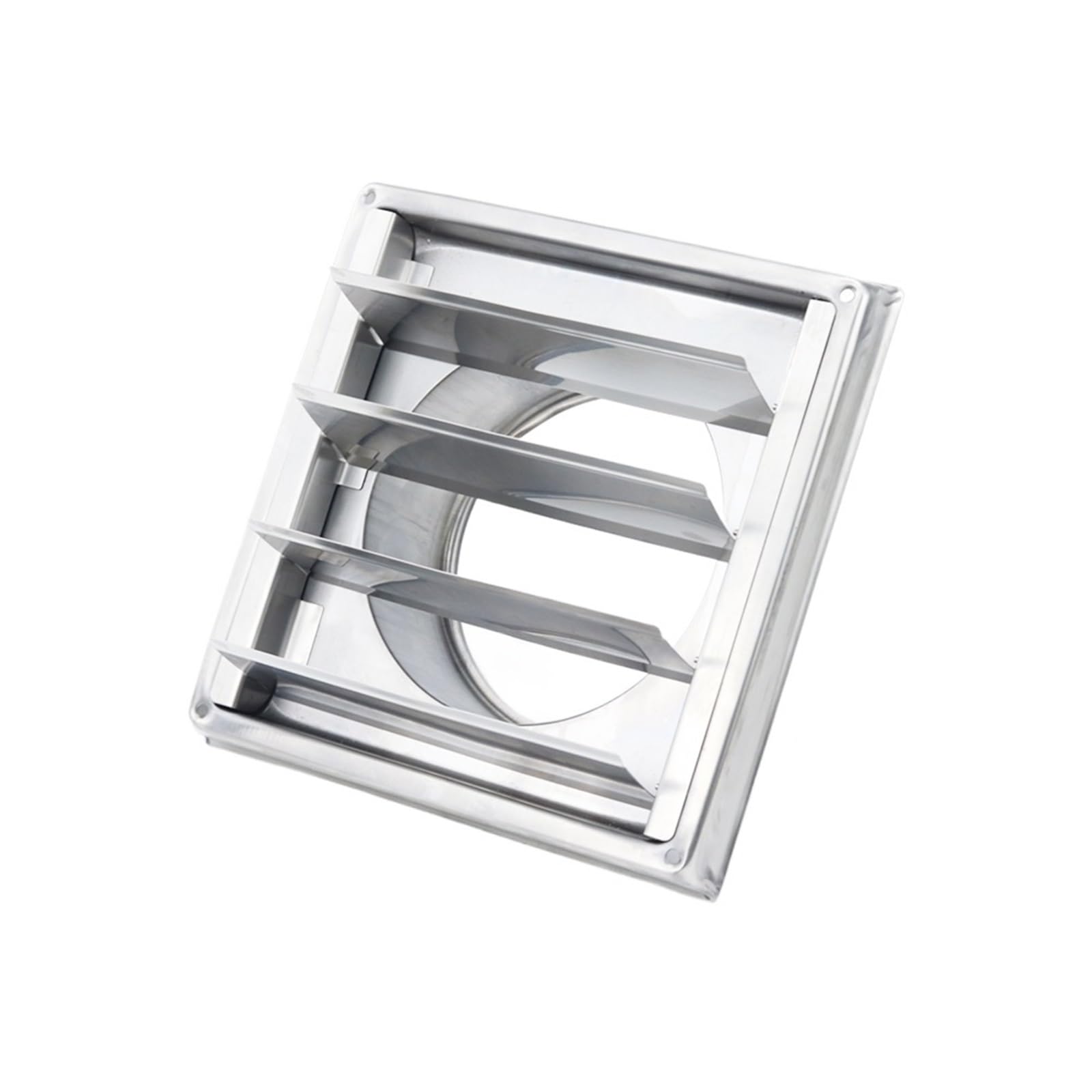 Ventilator Grille Stainless Steel Air Vent Duct Grill Outlet Windproof Rainproof Bathroom for air Vent(100mm)