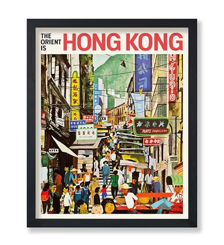 Poster Master Vintage The Orient is Hong Kong Print -