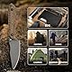 Kizer Mini Harpoon Feststehendes Messer und Scheide, Jagdmesser mit 3V-Klinge und Micarta-Griff, Kleines EDC Messer mit Fester Klinge für Camping, Wandern, Survival 1040SM1