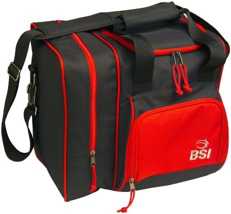 BSI Deluxe Single Ball Tote Bag (Black/Red)