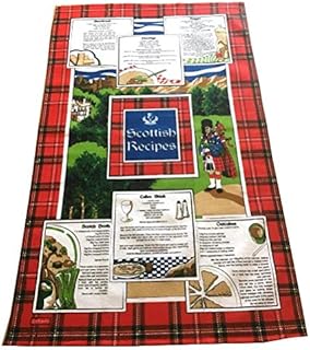 SCOTLAND TEA TOWEL "SCOTTISH RECIPIES"