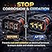Realth Dielectric Grease for Electrical Connectors 1 oz Silicone Dielectric Grease for Automotive Spark Plug Boots, Battery Terminals & Marine Wiring, Waterproof, Anti-Corrosion, 2 Pack