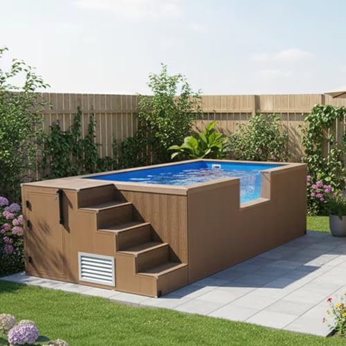 Luxury Prefab Above Ground Swimming Pool | Customized Outdoor Container