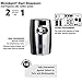 Rubbermaid Commercial Microburst Duet Air Freshener, Black/Chrome, FG4870055