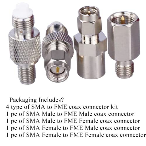 Kit adaptador SMA a FME 4 piezas TUOLNK miniatura 6