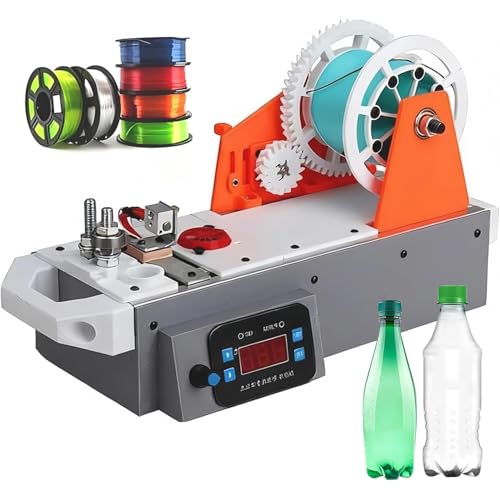 Filament PET recyclé 3D : extrudeuse de bureau réglable avec affichage numérique pour makers