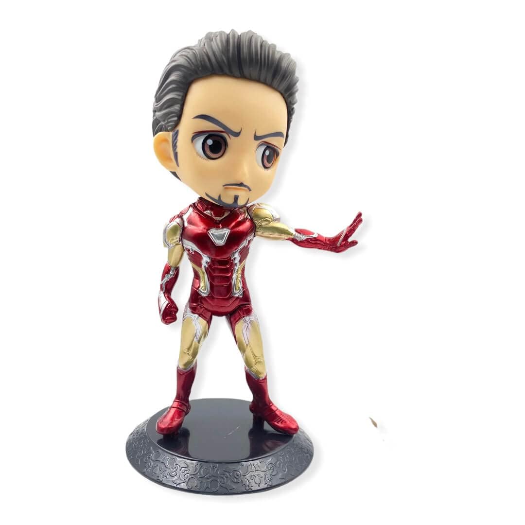 Iron Man Tony Stark Action Figure 15 cm Collectible for Office Desk & Study Table, Car Dashboard, Decoration and Cake Topper Toys for Fans