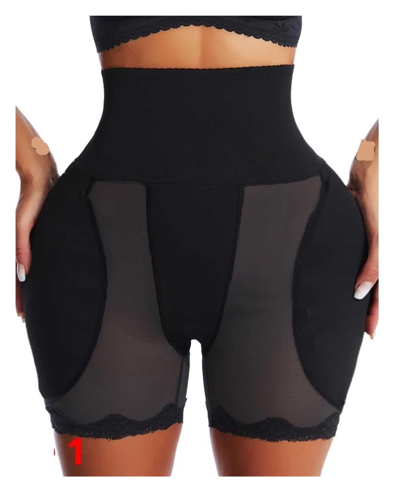 Short Gainant Femme Body Gainant rembourré for Femme, Culotte Taille Haute, Effet