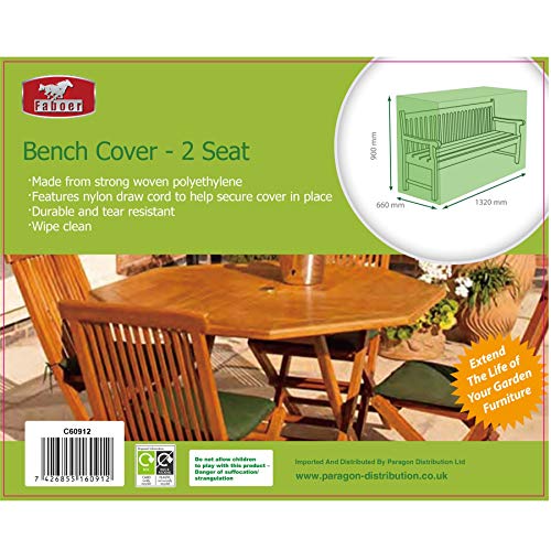 FABOER Bench Cover – 2 Seat 132x66x90cm(52