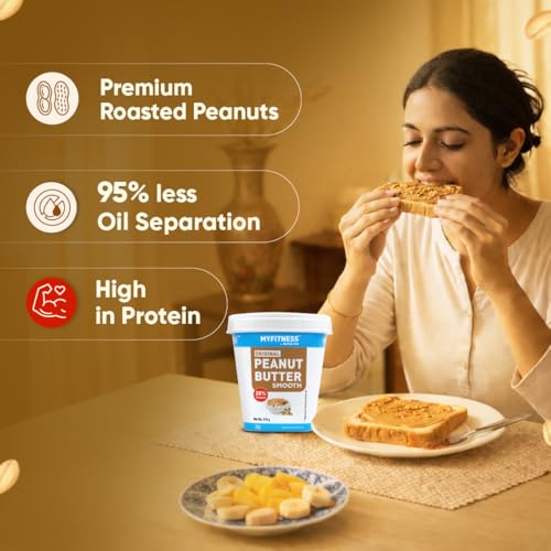 Image of MYFITNESS Original Peanut Butter Crunchy 510 g (pack of 2)