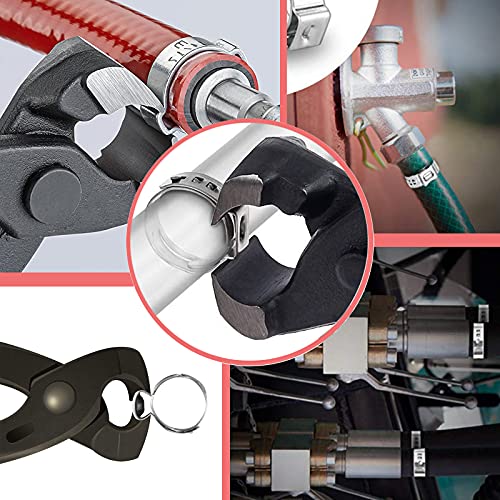 Alfykym 9 Inch Ear Clamp Pincer Ear Clamps Pliers Single Ear Hose Pincers Crimping Nail Puller Tool #TOP3