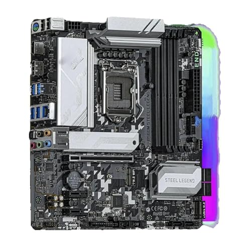 Game Motherboard Fit for ASRock B560M Steel Legend Motherboard LGA1200 Support I9-10900K I7-10700 I5-10600KF I5-10400F I5 10400F CPU DDR4 4800MHz M.2