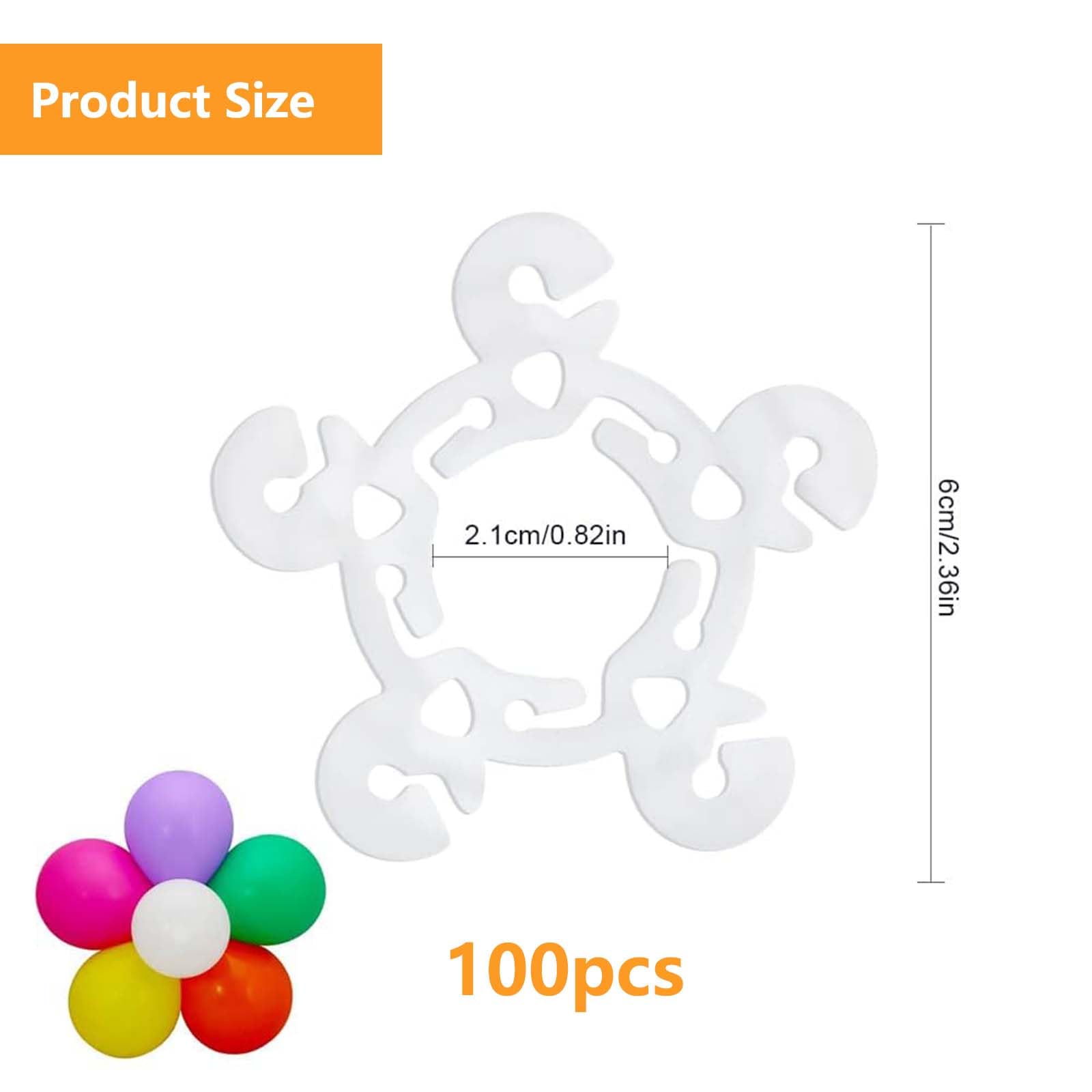 Ballonnen clips | Balloon clips voor ballon decoratie |De Goede Keus