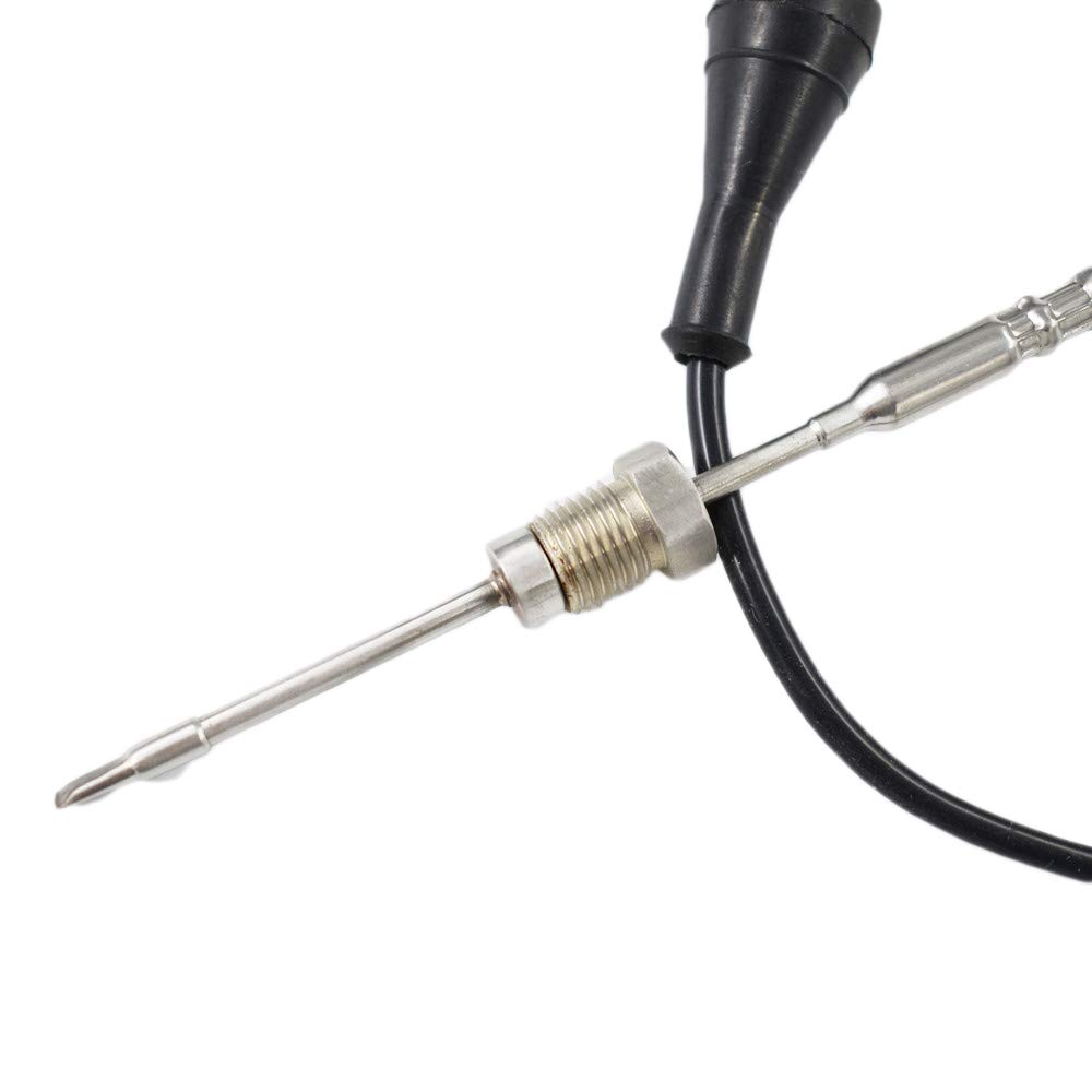 QAGGUM Sensor De Temperatura De Gas De Escape Apto Para Ford F250 F350 F450 F550 Super Duty 6.7L V8 2011-2017 Transit 150 250 350 350HD 3.2L L5 Diesel 2015-2019, Sensor EGT