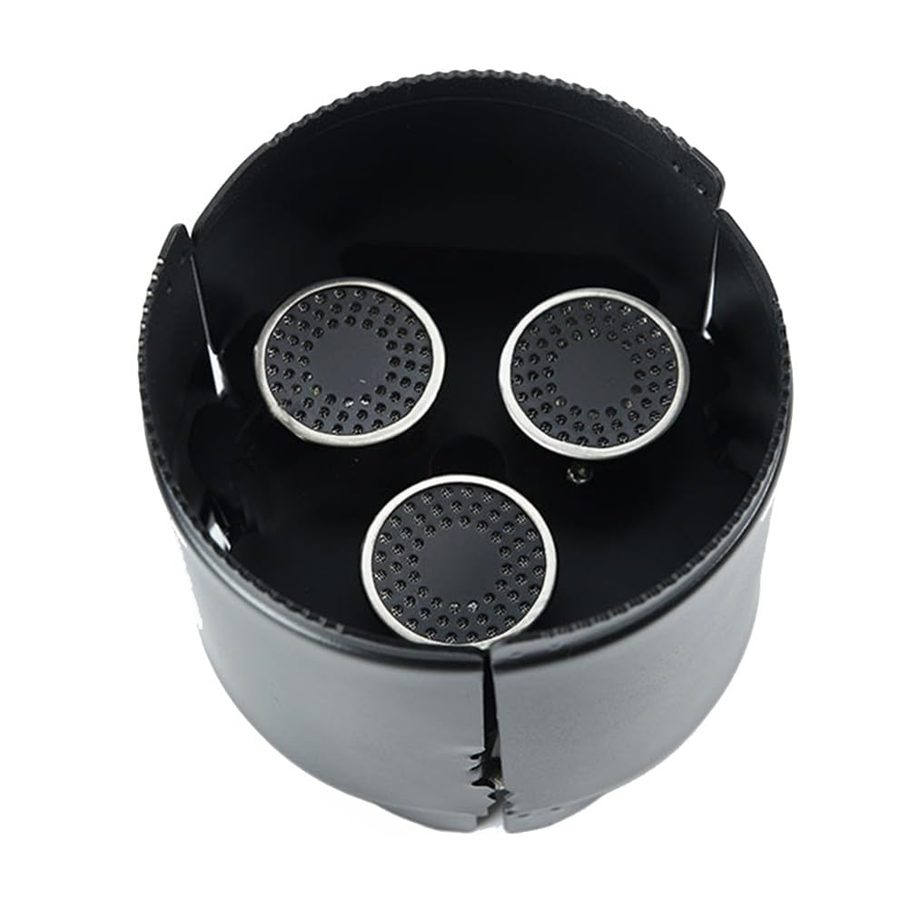 Fornello da campeggio pieghevole antivento da 5000 W, bruciatore portatile da esterno con 3 supporti in ceramica per zaino in spalla, nero