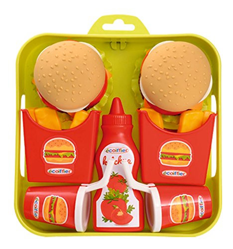 Ecoiffier 957 - Hamburger Set mit Tablett