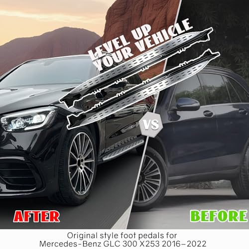 Estribos Laterales para Mercedes-Benz GLC 300 X253 2016-2022 miniatura 3