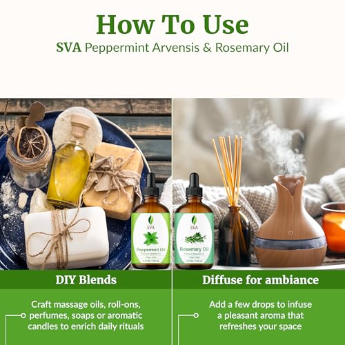 Combo Aceite Esencial de Menta y Romero 4 oz miniatura 6