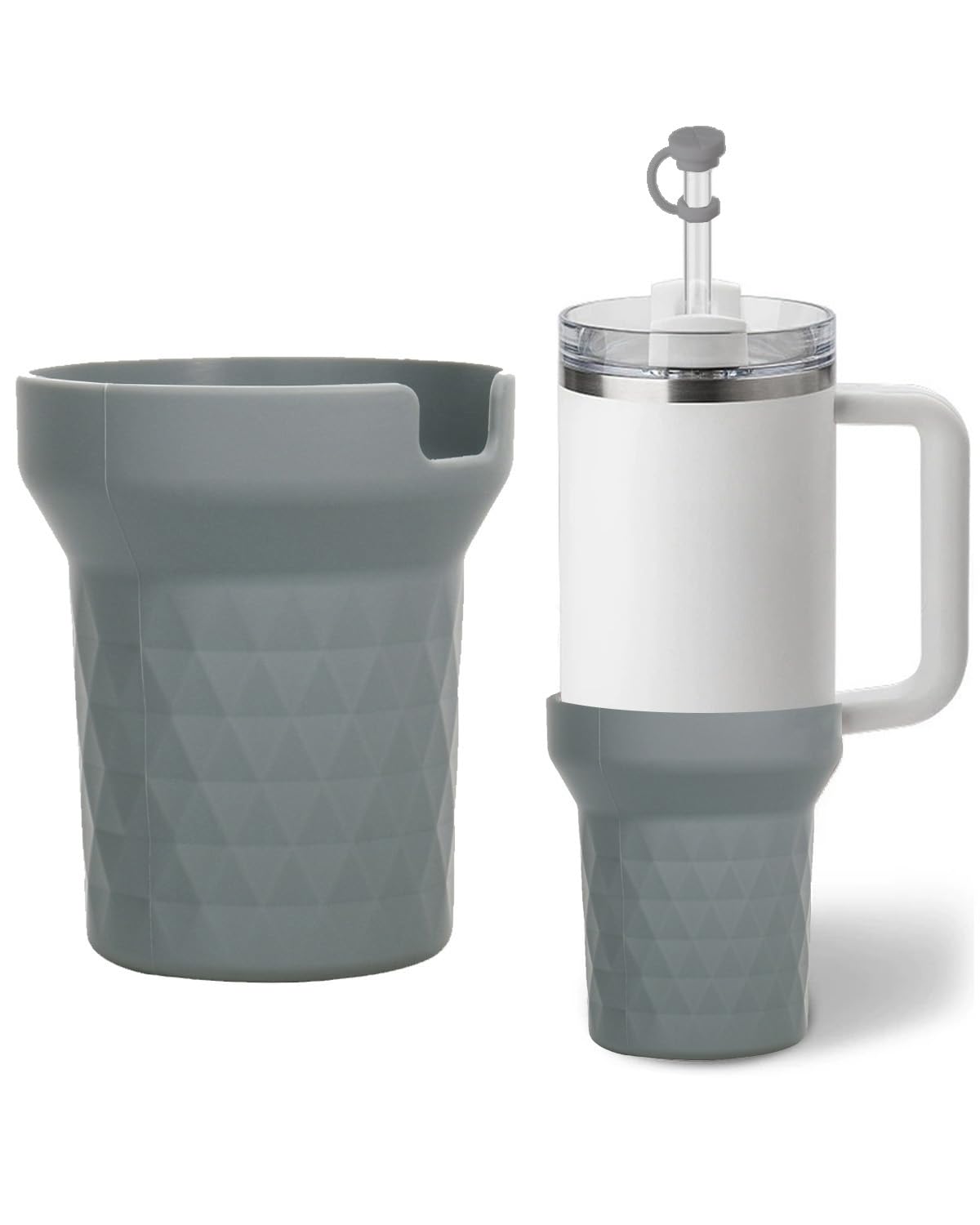 TECFUN Silicone Water Bottle Boot, Anti-Slip Protective Sleeve for Water Bottle, Protects FreeSip or Flip Stainless Steel Water Bottles