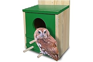 Owl House for Outdoors - Ready-to-use - No Assembly Required Owl Box...