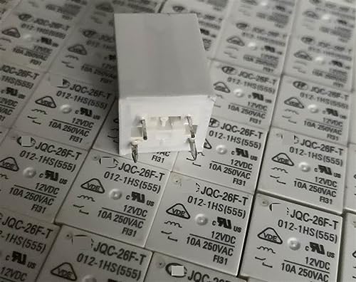 Relé 4 pines JQC-26F-T 012-1HS 10A para reparación de módulos electrónicos