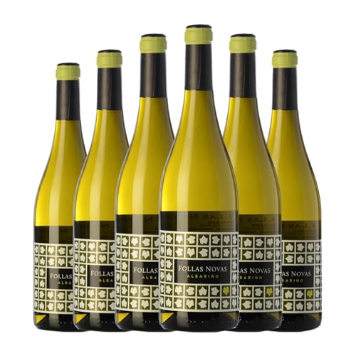 Paco & Lola Follas Novas Albariño Rías Baixas Joven 75 cl Vino blanco (Caja de 6 Botellas de 75 cl)