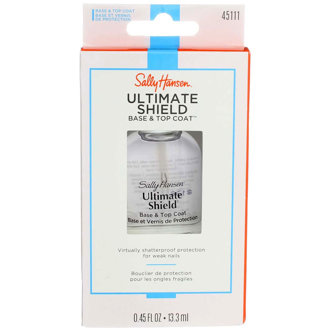Ultimate Shield Base & Top Coat 0.45 Ounce (13.3ml) (3 Pack)