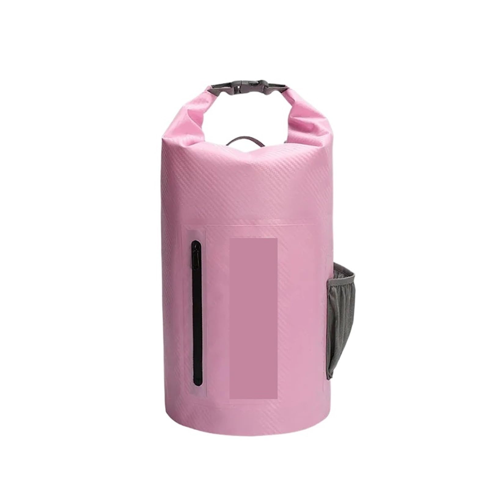 Sac Sec étanche 10L/20L, Sac à Dos d'extérieur de Style Seau Main(Pink-10L)