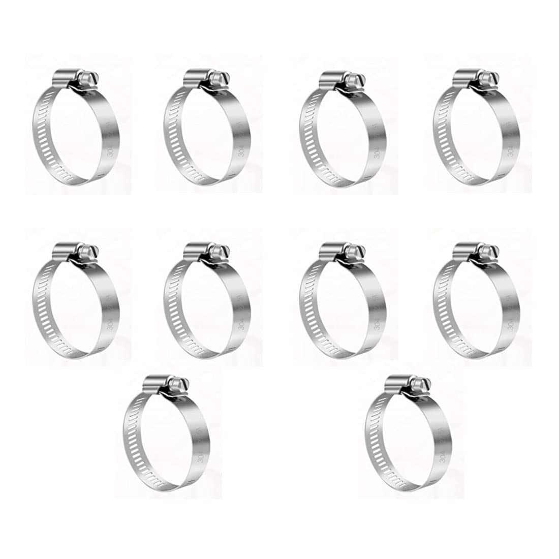 150 Fascette Stringitubo Acciaio Inox - Diametro 6-33mm, Per Tubi Gas, Acqua, Impianti