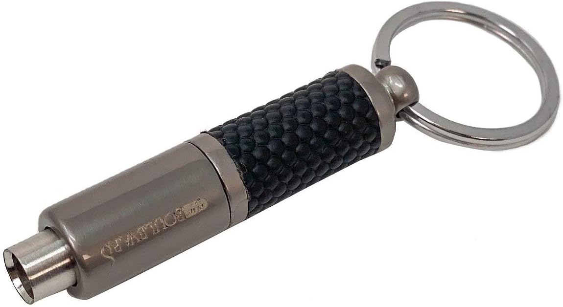 Cigar Boulevard Gunmetal Punch Cigar Cutters Rubber Grip