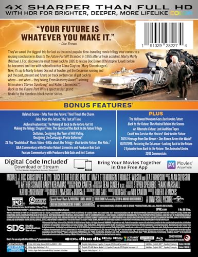 Image of Back to the Future Part III - Limited Edition Steelbook 4K Ultra HD + Blu-ray + Digital