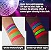15PCS Glow Body & Face Paint,Glow in The Under UV Light or Black Light,Makeup Face Paint for Kids and Adults Halloween Club Birthday Party Masquerade,Neon Glow Party Supplies