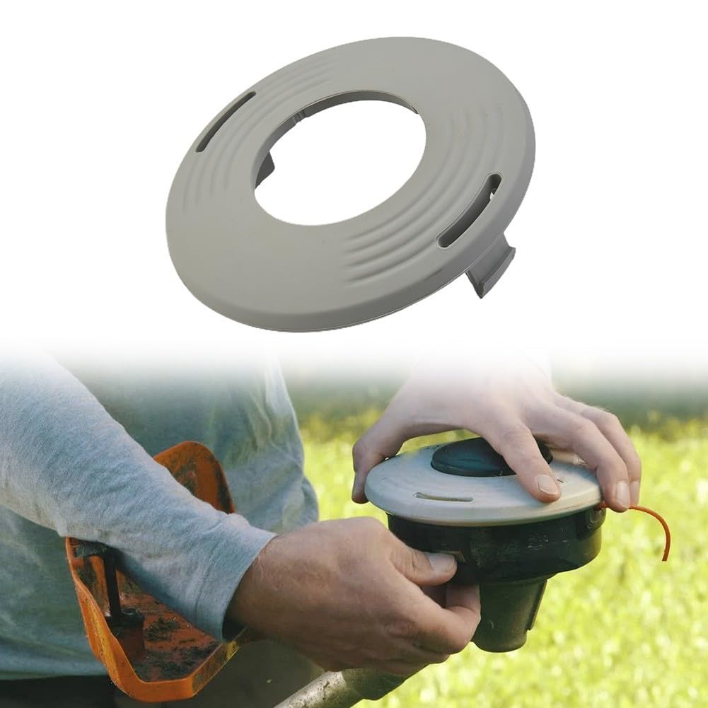 2PCS Trimmer Head Spools Cover, Lawn Mower Spool Cover,For Stihl-Mowing Head 46-2 4003 713 9701 Accessory,Durable And Practical(2PCS)