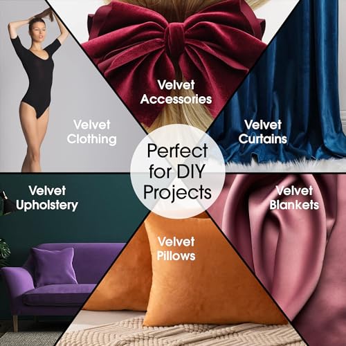 Luxurious Navy Stretch Velvet Fabric – 1 Yard of Soft, Elegant, and Versatile Material for Stunning Apparel, Costumes, and Home Decor 7 Luxurious Navy Stretch Velvet Fabric – 1 Yard of Soft, Elegant, and Versatile Material for Stunning Apparel, Costumes, and Home Decor - Image 6