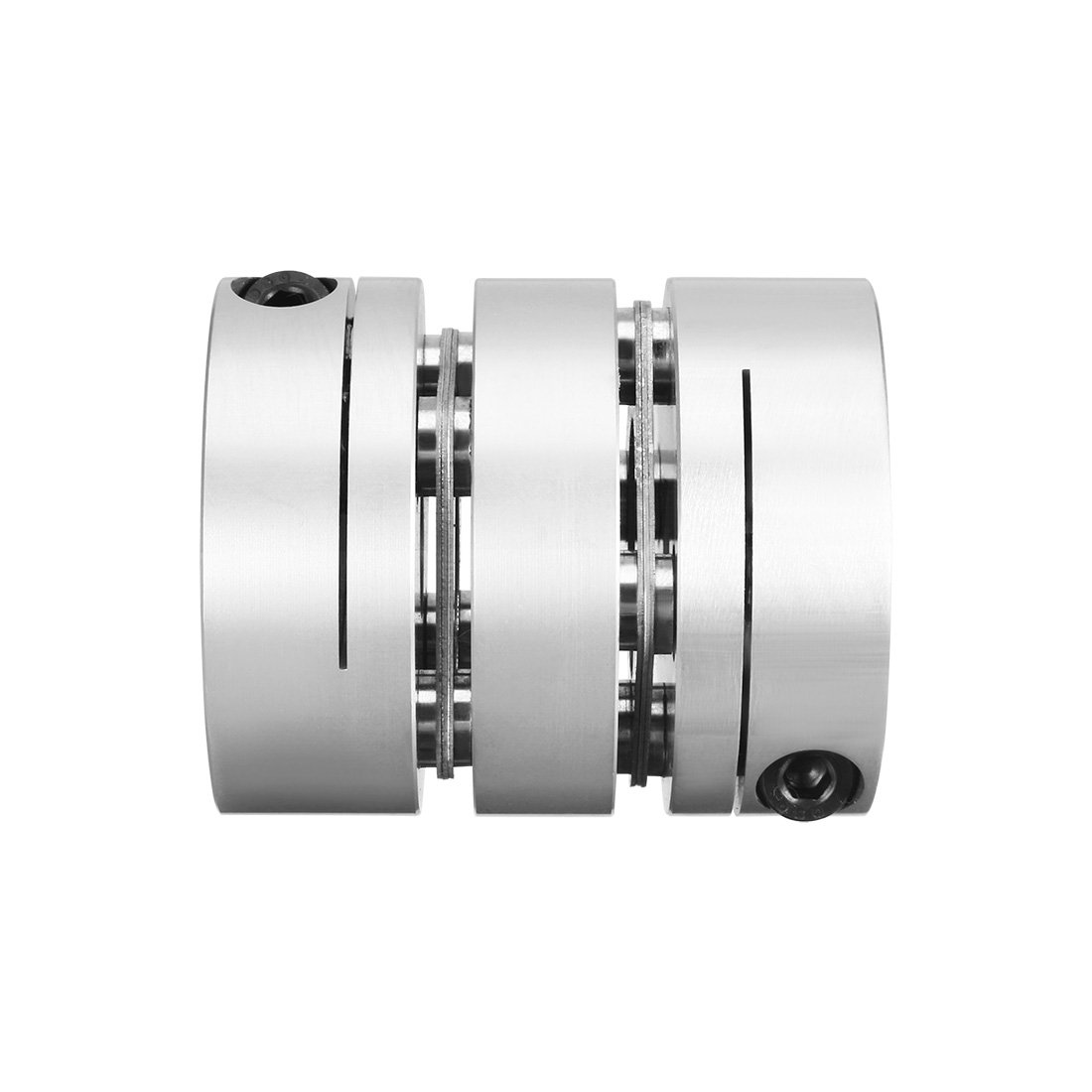 sourcing map 10mmx14mm Klemmdichter Motor Wellen Schaft Doppel Membran Kupplungskoppler