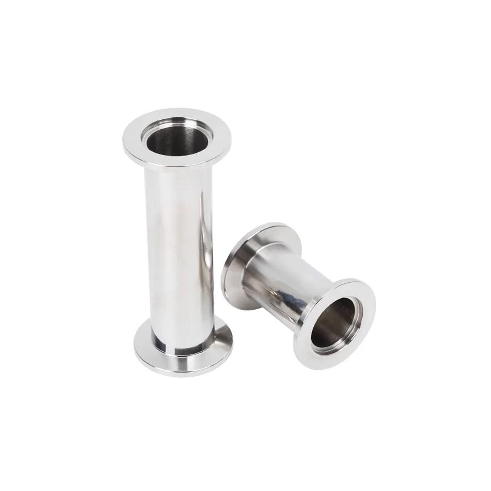 KF16 KF25 KF40 KF50 Vakuum-Gerades Rohr 304 Edelstahl Flansch Schnellspannvorrichtung Gerade Rohrverschraubungen 40-200mm Länge(KF50,100MM)