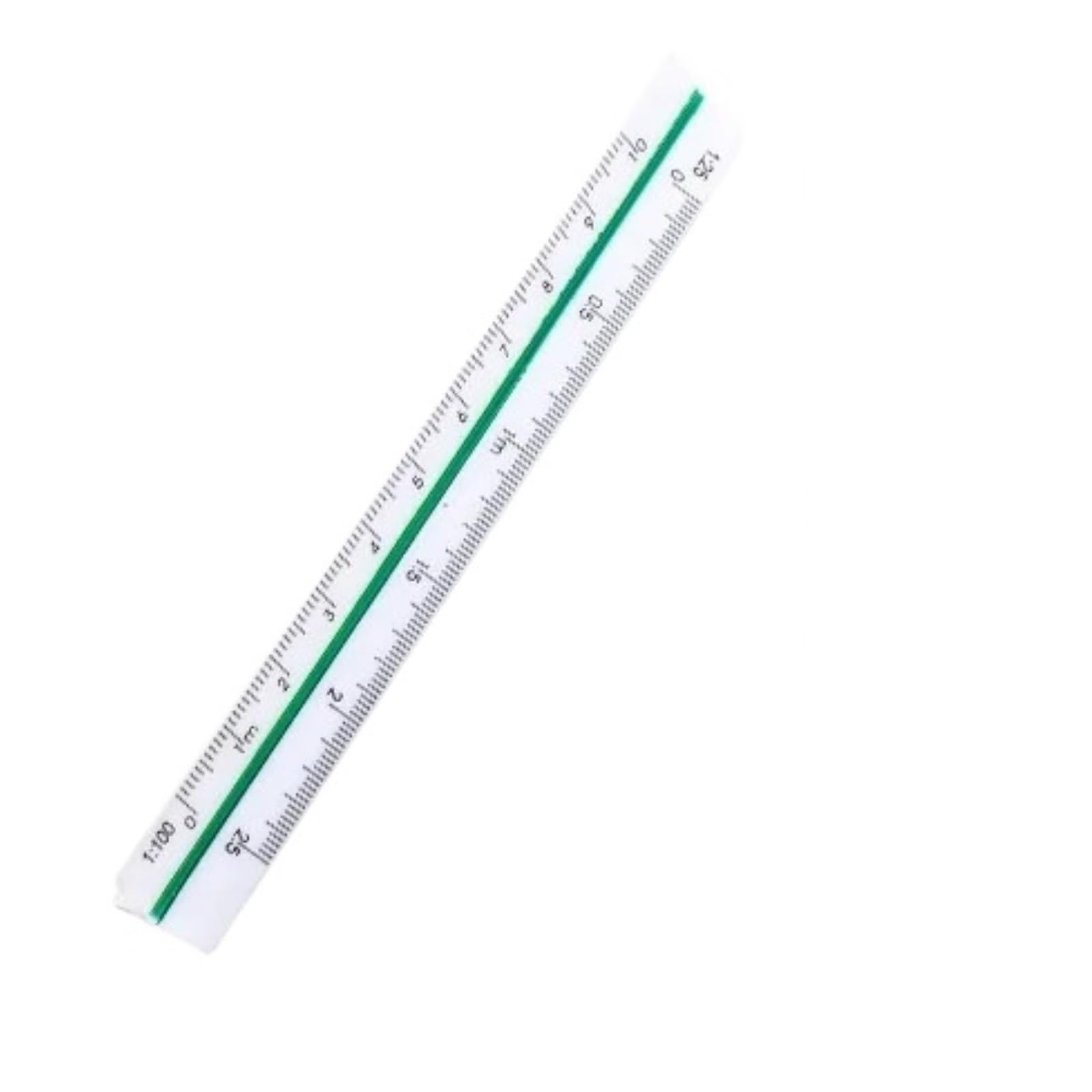 Architectural Scale Ruler Triangular Ruler Student Stationery 12.5/30cm Drafting Tool Scale Architect Technical(1pc 1-12.5-Small)
