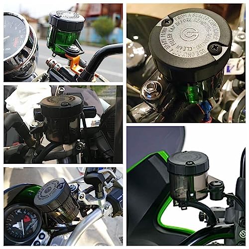 Image of Vagary Universal Motorcycle Brake Clutch tank Fluid Reservoir Oil Tank Oil can /Brembo Oil Can (Black)