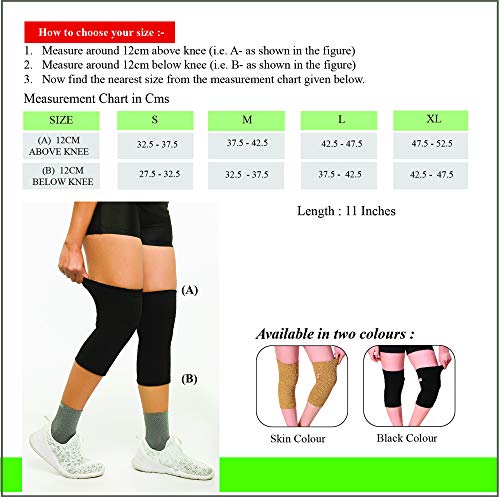 Image of ONYXNEO Knee Caps for Pain Relief, Women, Men - Soft, Breathable Fabric, Four Way Stretch, Sweat Absorption, Mild Compression, Support and Comfort Knee Sleeves Brace (Black, X-Large)